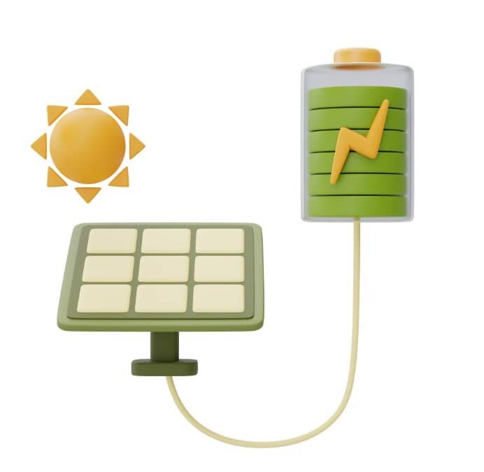 Placa Solar con Batería